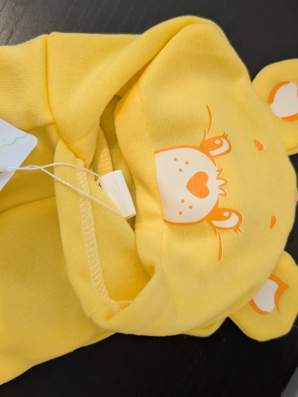 Care Bears Pet hoodie costume Funshine size small